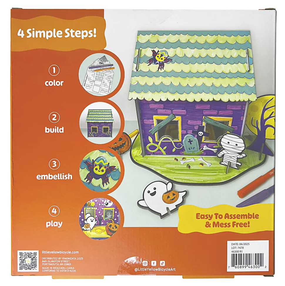 Little Yellow Bicycle® Color & Play Haunted House, Set Of 68 Pieces
