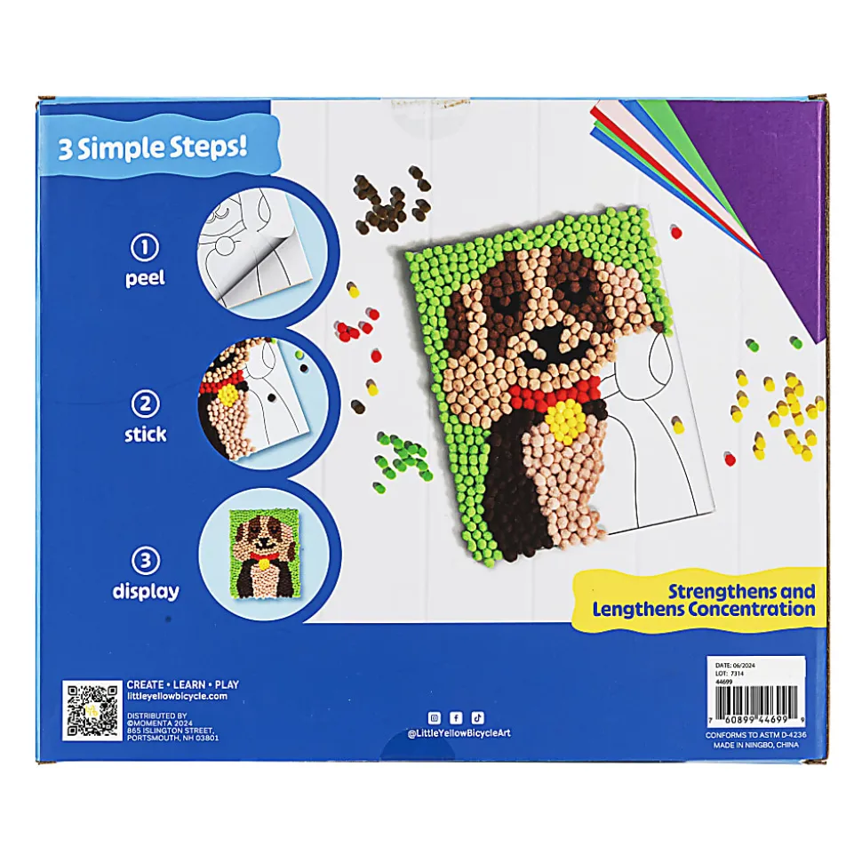 Little Yellow Bicycle® Dog Pom Art Kit
