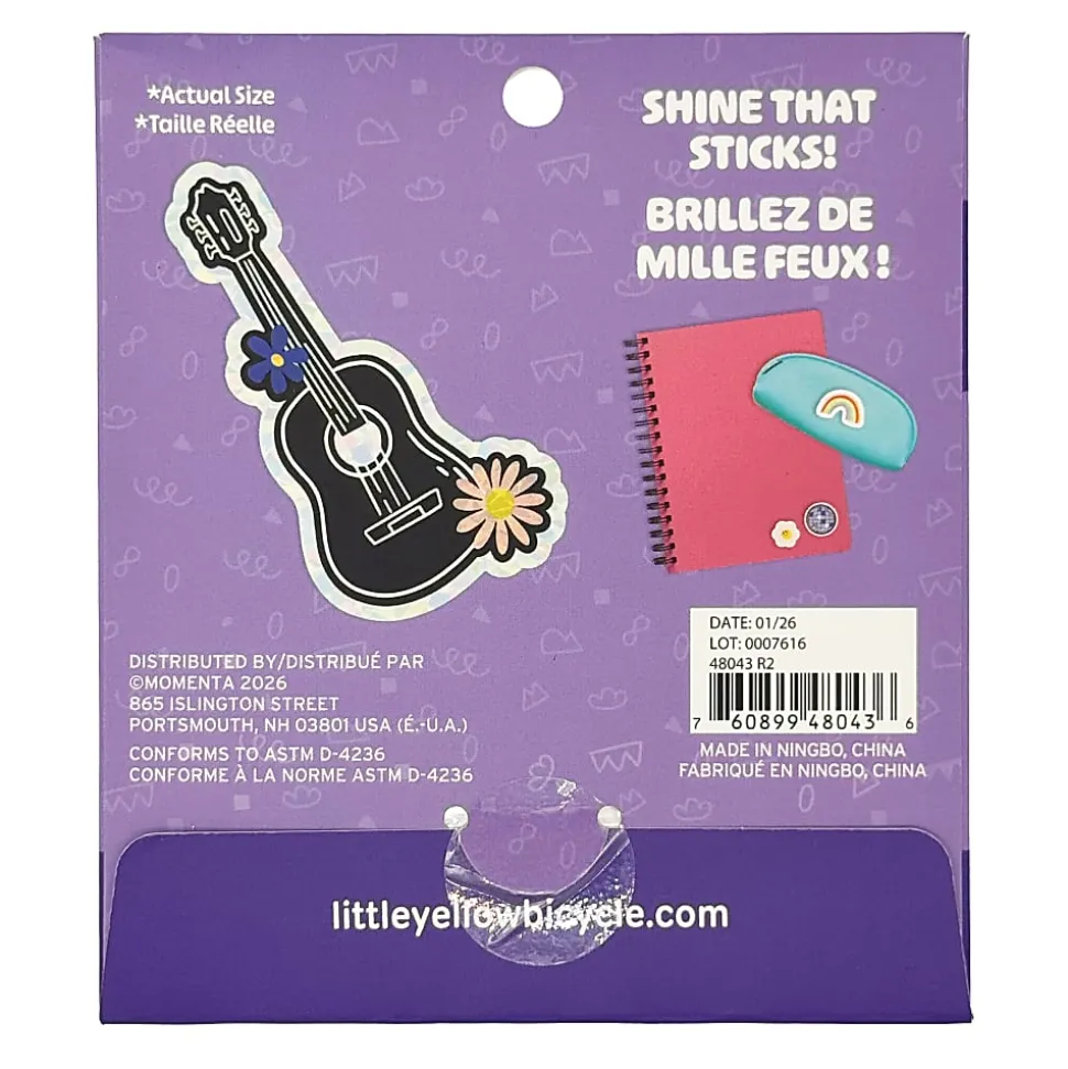 Little Yellow Bicycle® Holographic Stickers, Popstar, Sheet Of 10 Stickers