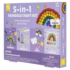 Little Yellow Bicycle® 5-in-1 Rainbow Craft Kit