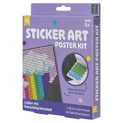 Little Yellow Bicycle® Rainbow Sticker Art Poster Kit