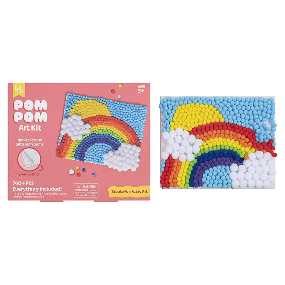 Little Yellow Bicycle® Rainbow Pom Art Kit