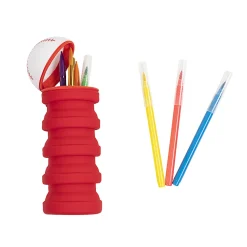 Little Yellow Bicycle® Silicone Pencil Case, 2-3/4