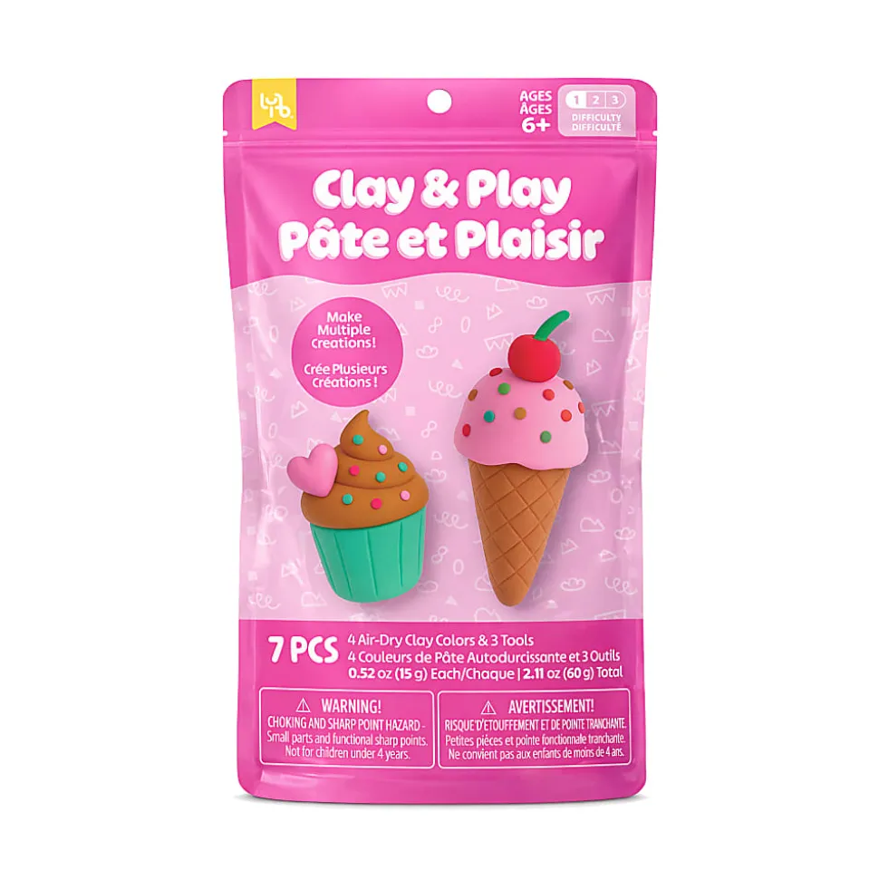 Little Yellow Bicycle Sweets Clay & Play Kit, 5-1/2" x 9", Total Qty 1