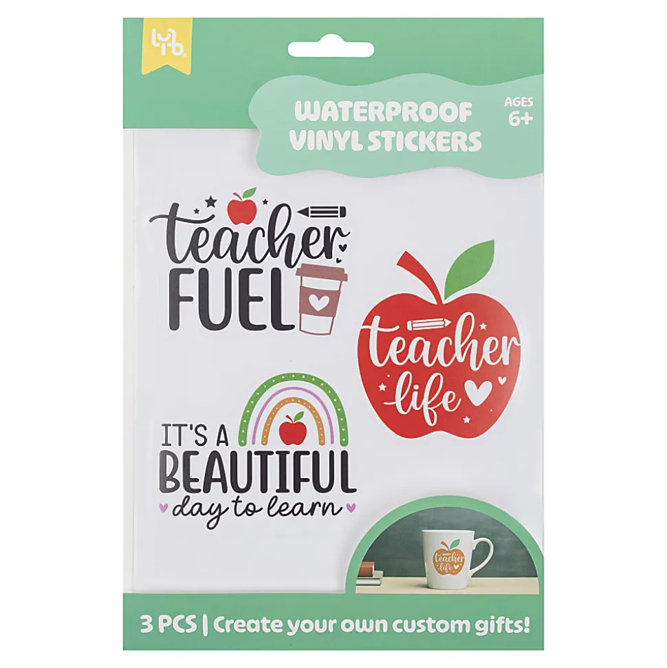 Little Yellow Bicycle® Teacher Appreciation Stickers, Medium