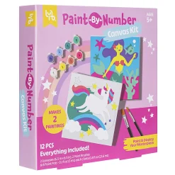 Little Yellow Bicycle® Unicorn Paint-by-Number Kit