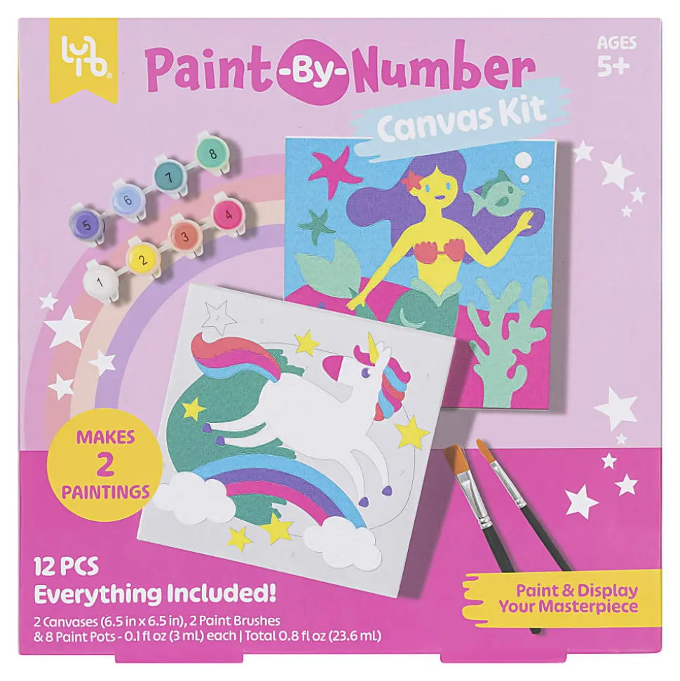 Little Yellow Bicycle® Unicorn Paint-by-Number Kit