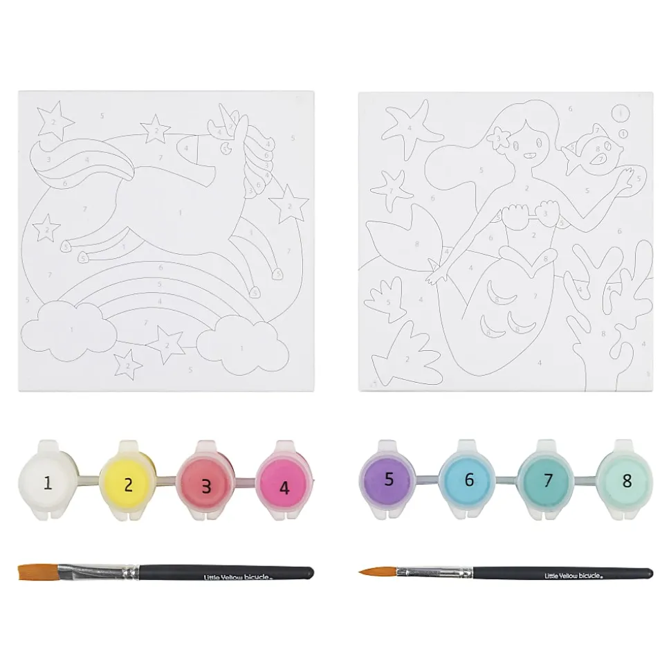 Little Yellow Bicycle® Unicorn Paint-by-Number Kit