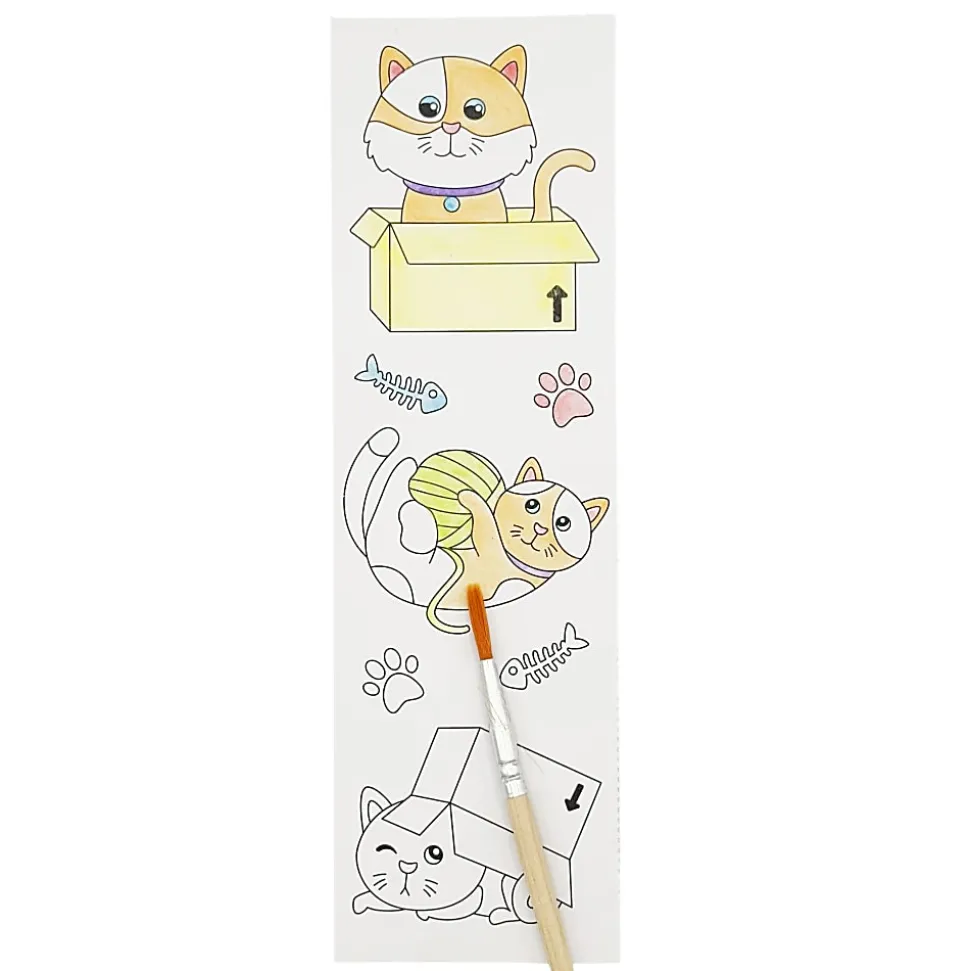 Little Yellow Bicycle® Watercolor Bookmark Kit, Pets
