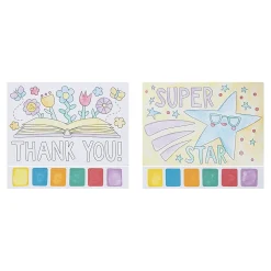 Little Yellow Bicycle® Watercolor Postcard Pad Set, #1 Teacher