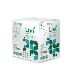 Livi® Ultra Premium Bath Tissue, 2-Ply, White, 425 Sheets, 36 Rolls/Carton