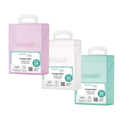Lockermate By Bostitch Crayon Storage Box, Assorted Colors