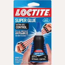 Loctite Ultra Gel Control Super Glue, 0.14 Oz, Clear