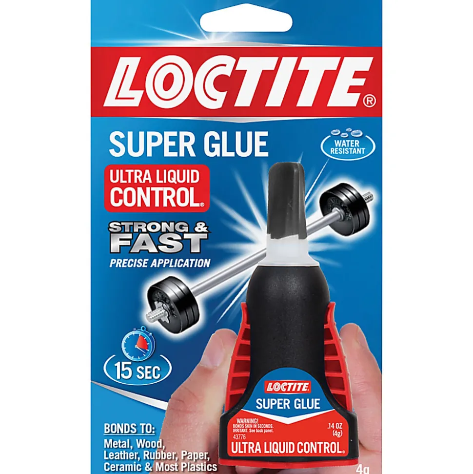 Loctite® Ultra Liquid Control Super Glue, 0.14 oz, Dries Clear