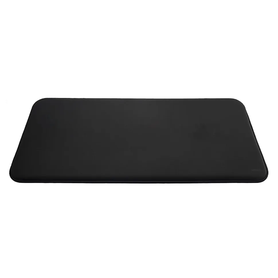 LOFTMAT The Full Desk Cushioned Desk Pad, 15” x 34” x 5/8”, Black, 1534A