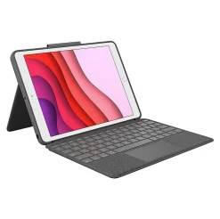 Logitech Combo Touch Keyboard/Cover Case iPad (7th Generation), iPad (9th Generation), iPad (8th Generation) Tablet - 920009608