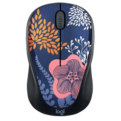 Logitech® Design Collection Limited Edition Wireless Mouse, Forest Floral