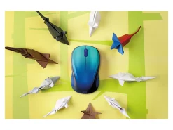 Logitech® Design Limited Edition Wireless Optical Mouse, Aurora Blue