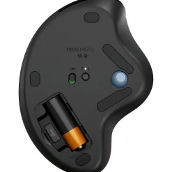 Logitech ERGO M575S Wireless Trackball Mouse, Black
