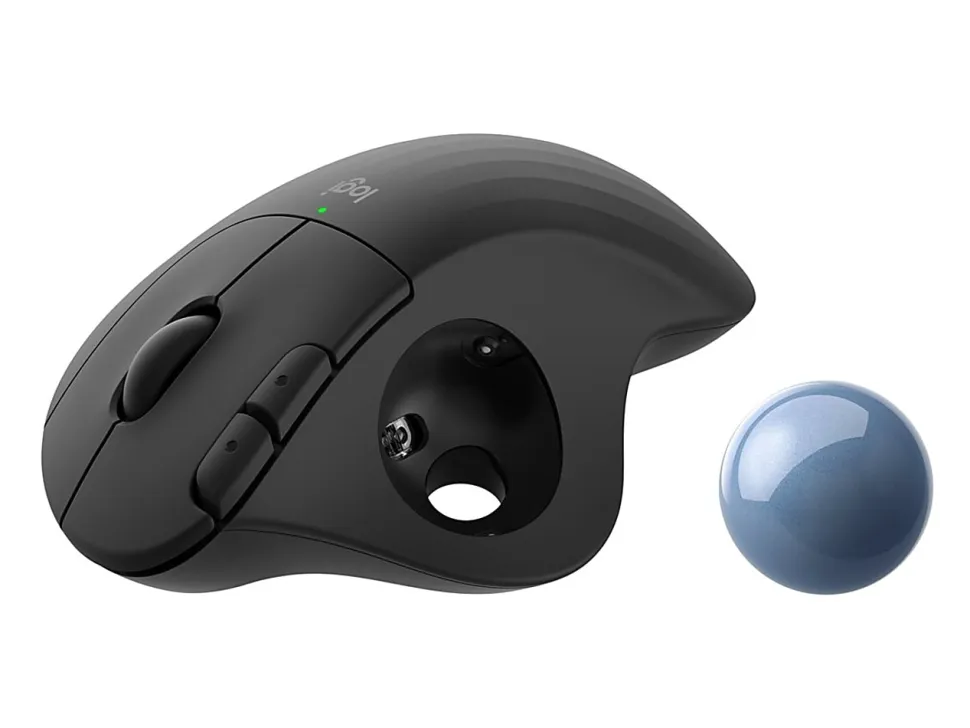 Logitech ERGO M575 Wireless Trackball Mouse, Black