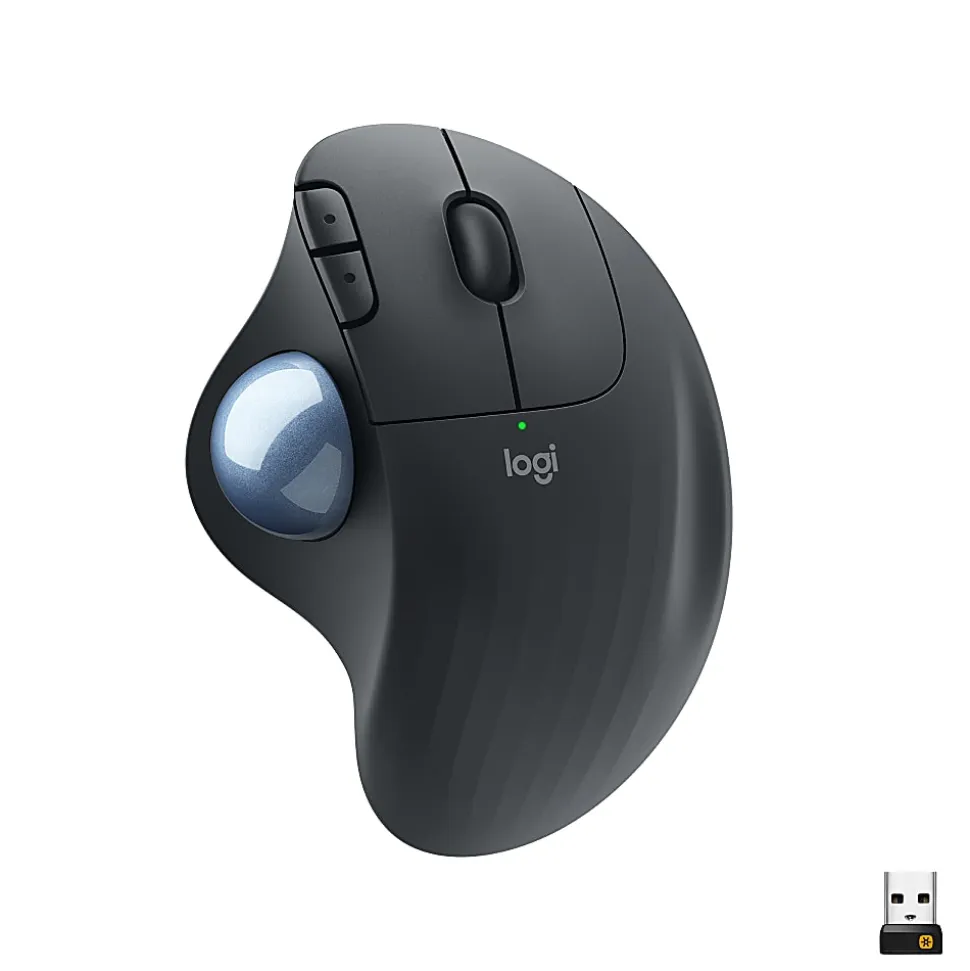 Logitech ERGO M575 Wireless Trackball Mouse, Black