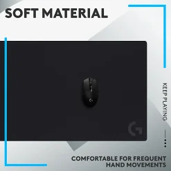 Logitech® G840 Gaming Mousepad, Extra Large, Black
