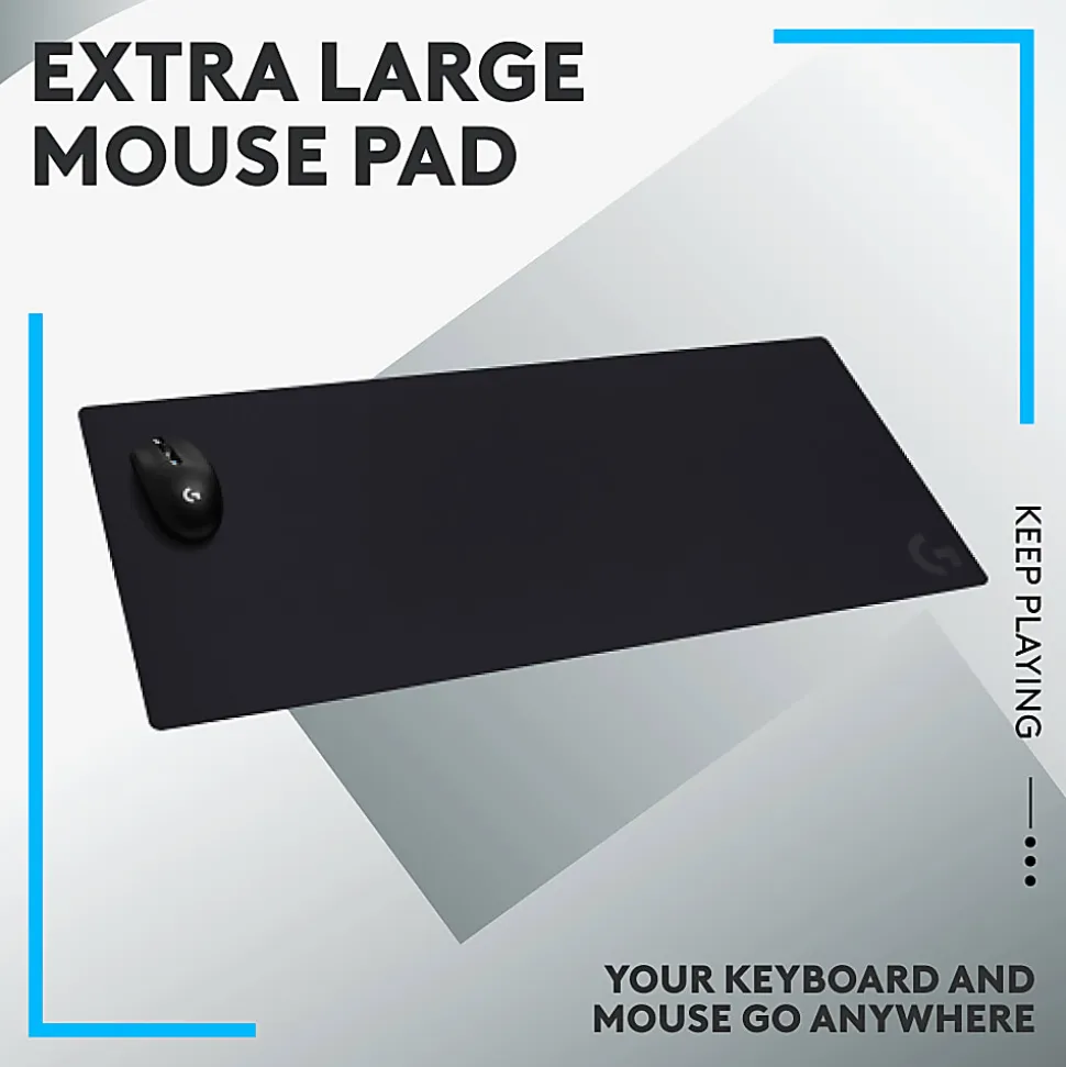 Logitech® G840 Gaming Mousepad, Extra Large, Black