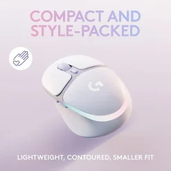 Logitech G705 Gaming Mouse - Wireless - Bluetooth/Radio Frequency - Rechargeable - White Mist - USB - 910006365