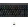 Logitech G515 LIGHTSPEED TKL Low Profile Wireless Gaming Keyboard, LIGHTSYNC RGB, PBT Keycaps, Tactile (Brown) Mechanical Switches - 920012423