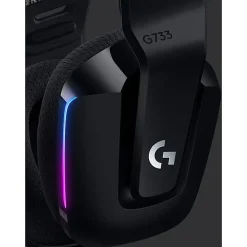 Logitech G733 Lightspeed Wireless RGB Gaming Headset - Stereo - Wireless - 65.6 ft - 5 Kilo Ohm - 20 Hz to 20 kHz - 981000863