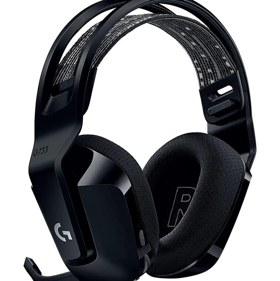 Logitech G733 Lightspeed Wireless RGB Gaming Headset - Stereo - Wireless - 65.6 ft - 5 Kilo Ohm - 20 Hz to 20 kHz - 981000863