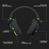 Logitech® G435 LIGHTSPEED Wireless Gaming Headset, Black