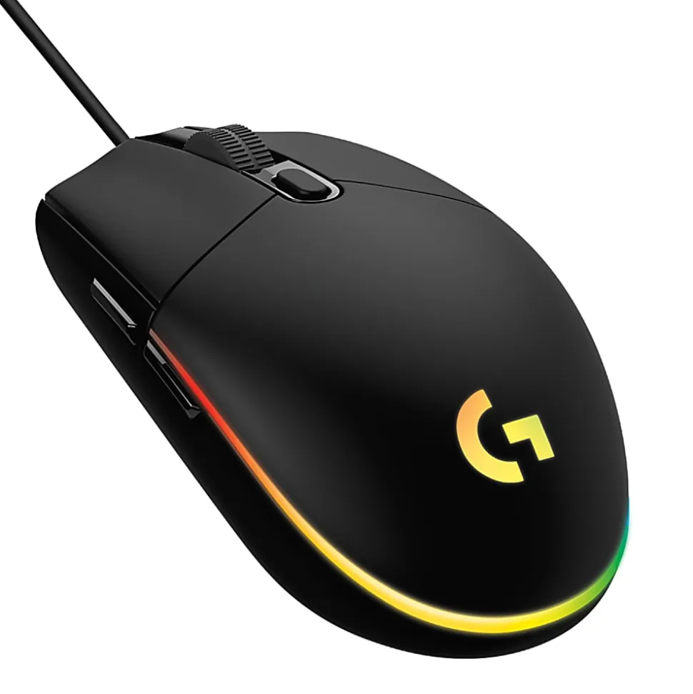 Logitech® G203 LIGHTSYNC Optical Gaming Mouse, Black