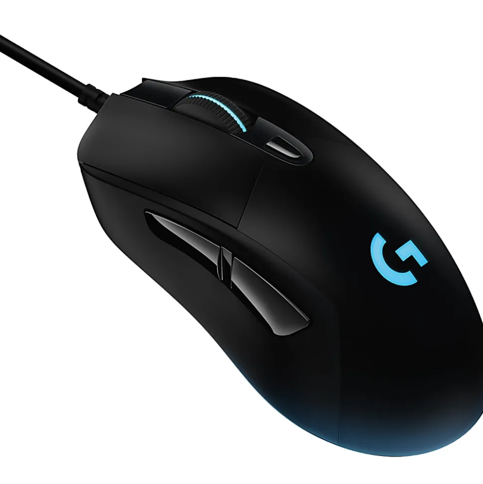 Logitech® G403 Prodigy Gaming Mouse, Black/Blue, 910-004796
