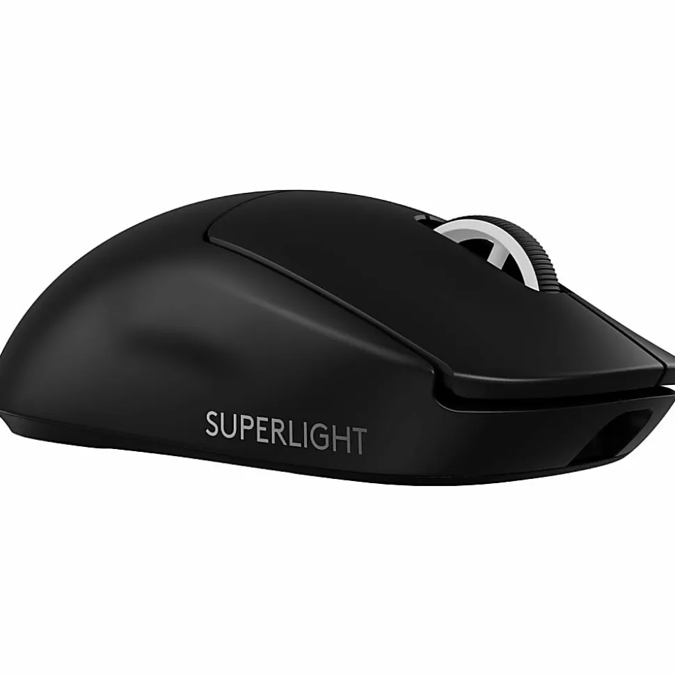 Logitech G PRO X Superlight 2 Lightspeed Gaming Mouse - Opto-mechanical - Wireless - Rechargeable - Black - 910006628