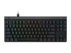 Logitech G515 TKL Wired Low Profile Gaming Keyboard, Fully Customizable RGB, Double-Shot PBT Keycaps, Tactile/Brown Switches