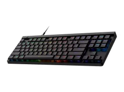 Logitech G515 TKL Wired Low Profile Gaming Keyboard, Fully Customizable RGB, Double-Shot PBT Keycaps, Tactile/Brown Switches