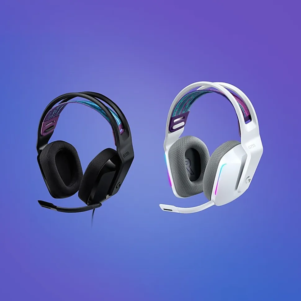 Logitech G335 Wired Gaming Headset - Stereo - Mini-phone (3.5mm) - Wired - 36 Ohm - 20 Hz - 20 kHz - O - 981000977