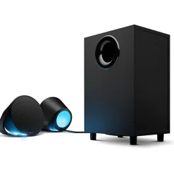 Logitech LIGHTSYNC G560 2.1 Bluetooth Speaker System - 240 W RMS - Black - 40 Hz to 18 kHz - DTS:X, 3D Surround Sound - USB - 1