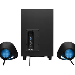 Logitech LIGHTSYNC G560 2.1 Bluetooth Speaker System - 240 W RMS - Black - 40 Hz to 18 kHz - DTS:X, 3D Surround Sound - USB - 1
