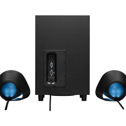 Logitech LIGHTSYNC G560 2.1 Bluetooth Speaker System - 240 W RMS - Black - 40 Hz to 18 kHz - DTS:X, 3D Surround Sound - USB - 1