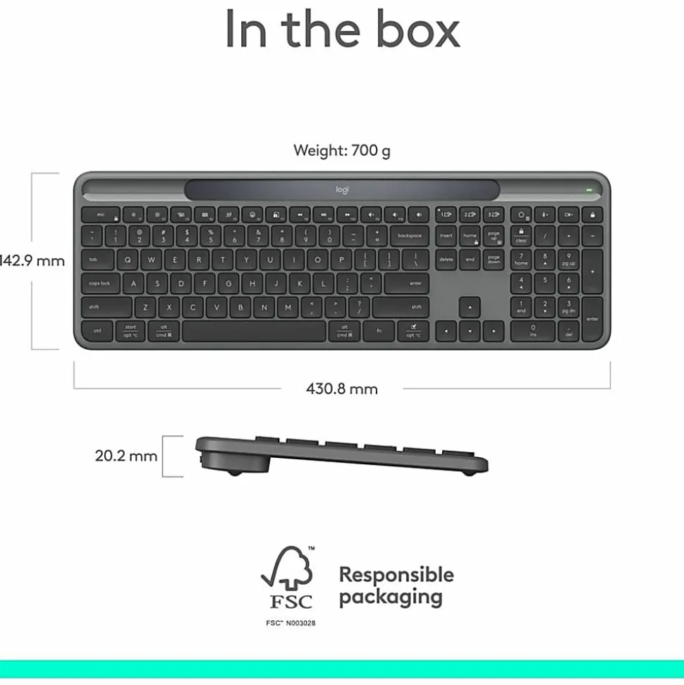 Logitech Logitech Signature Slim Solar+, 920013786
