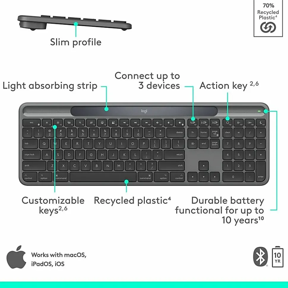 Logitech Logitech Signature Slim Solar+, 920013786