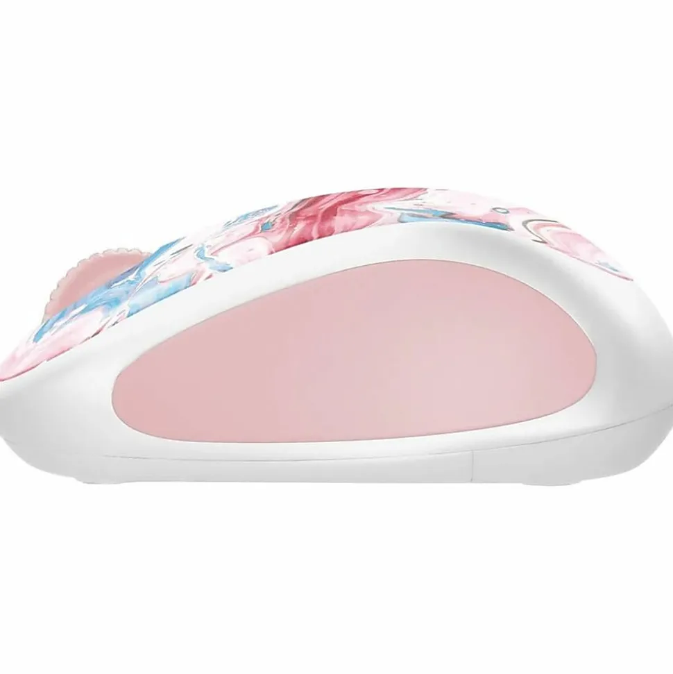 Logitech® M317C Limited Edition Wireless Mouse, 22% Recycled, Cotton Candy, 910-007055