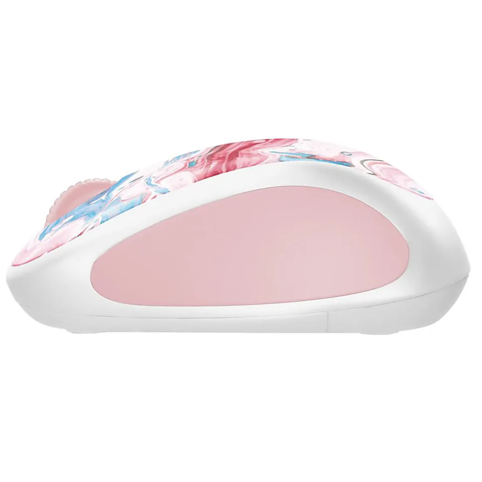 Logitech® M317C Limited Edition Wireless Mouse, 22% Recycled, Cotton Candy, 910-007055