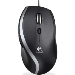 Logitech® M500 Corded Laser Mouse With Hyperscroll, black