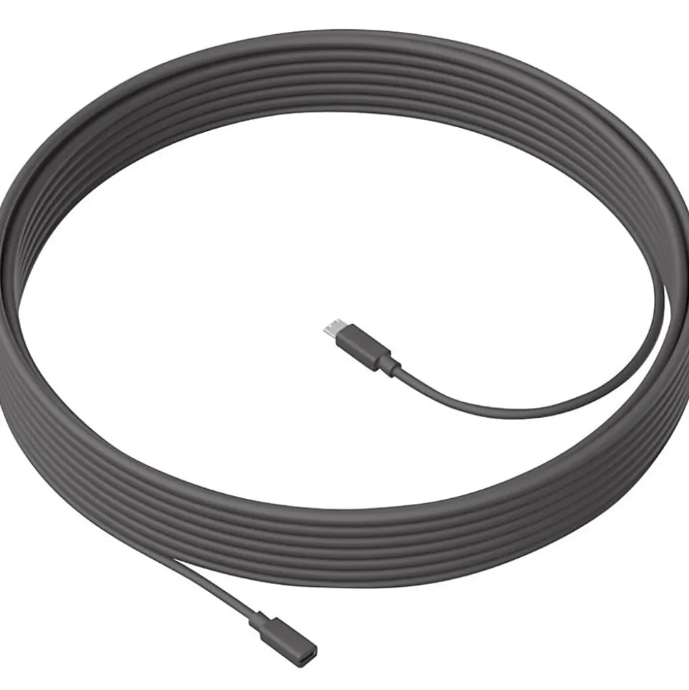 Logitech MeetUp 10m Mic Extension Cable - 32.81 ft Audio Cable for Audio Device, Microphone - Extension Cable