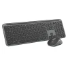 Logitech MK955 Signature Slim Wireless Keyboard And Mouse Combo, Full Size, Graphite, 920-012425