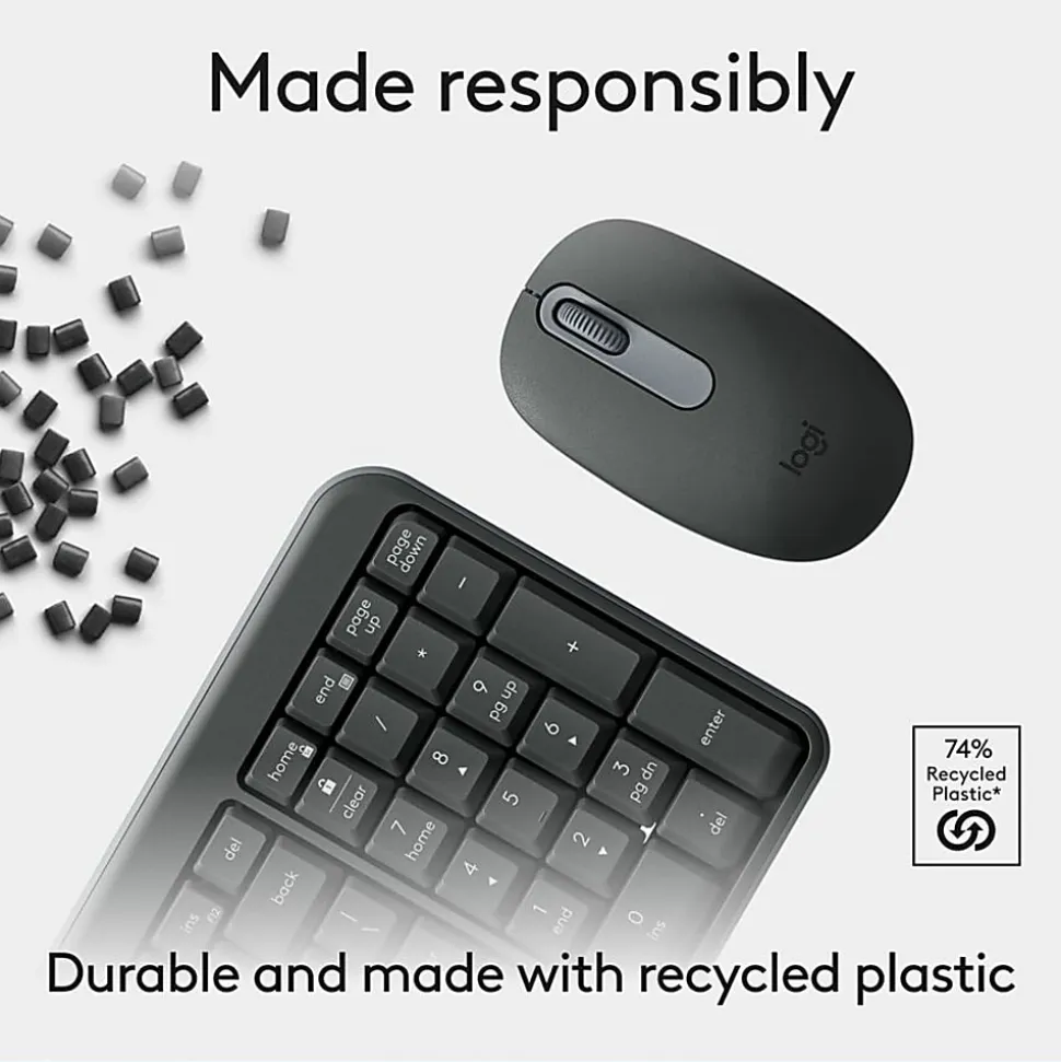 Logitech Mk250 Wireless Kb Combo, 920013510