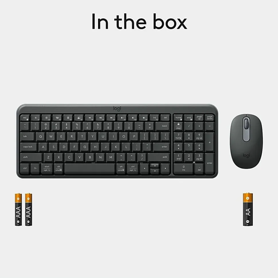 Logitech Mk250 Wireless Kb Combo, 920013510